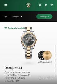 Rolex date just 41 mm