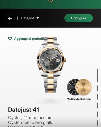 Rolex date just 41 mm