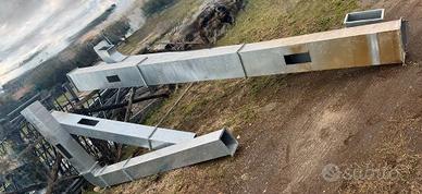 Tubo in acciaio zincato per aerazione