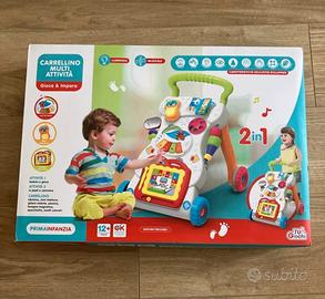 Carrellino primi passi multi attività