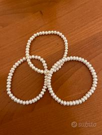 Braccialetti nuovi perle di fiume