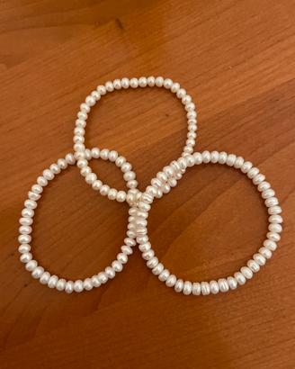 Braccialetti nuovi perle di fiume