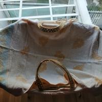 Culla in vimini con supporto in legno, come nuova