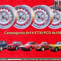 4 pz cerchi Alfa Romeo Campagnolo 6x14 ET30 4x108
