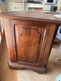 Antica Angoliera Bassa in Legno Massello