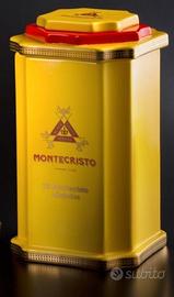 Giara in porcellana per sigari marchio MONTECRISTO