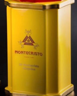 Giara in porcellana per sigari marchio MONTECRISTO