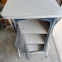 Mobiletto dispensa da campeggio