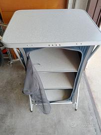 Mobiletto dispensa da campeggio