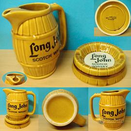 Long john scotch whisky caraffa + posacenere