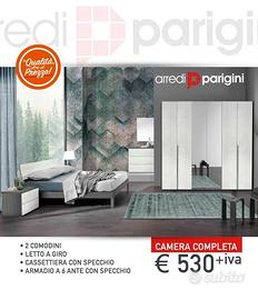 Camera da letto - 3 colori a scelta - PROMO 0348