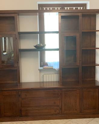 Mobile sala in legno arte povera