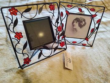 2 Cornici Portafoto da tavolo, nuovi con scatola.