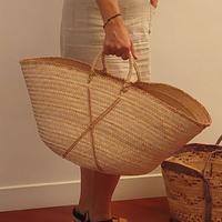 Borsa mare coffa paglia vimini spiaggia