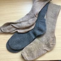 Calze di lana fatte a mano , taglia grande (45 e o