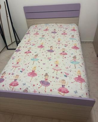 Letto e materasso 1 piazza e mezza