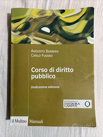 Barbera Fusaro Corso di diritto pubblico XI ediz.