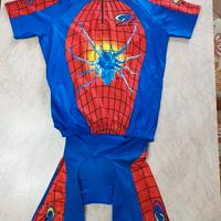 Completo body ciclismo Spider-man