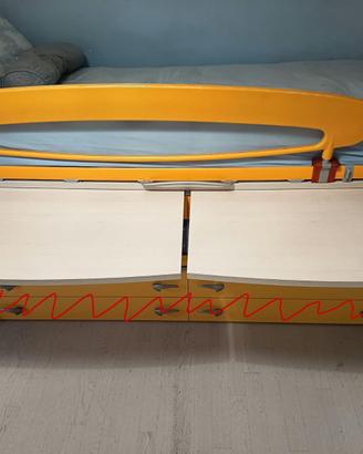 Letto scrivania moretti compact