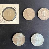 Lotto 5 Monete Argento - SVI e GER 1933/1967/1972