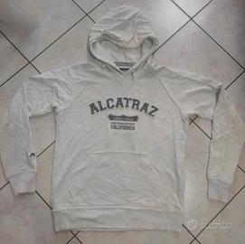 Felpa Uomo "Kronos"  Tg. XL bianca con cappuccio