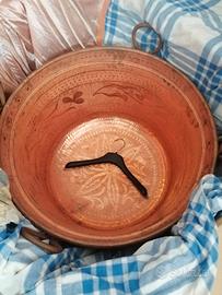 Pentola in rame 60cm diametro e 40cm di profondità
