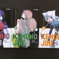 Manga Kemono Jihen volumi 1-3 J-Pop ITA