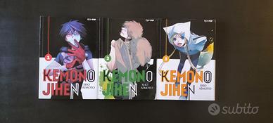 Manga Kemono Jihen volumi 1-3 J-Pop ITA