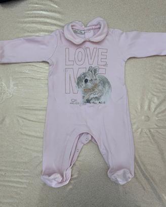 Tutina Liu Jo di cotone neonata