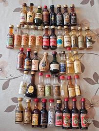 collezione mini bottiglie vintage 