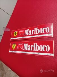 Adesivi vintage Ferrari Marlboro.