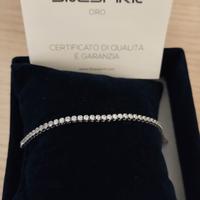 bracciale tennis oro 375