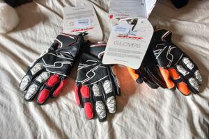 guanti moto in pelle 