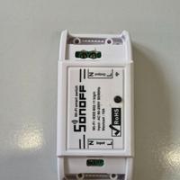 Lotto 5 Sonoff Smart Home + 4 Adattatori Guida DIN