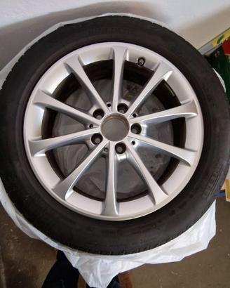 4 ruote Originali Mercedes da 17 pollici + Gomme