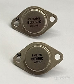Coppia di transistor BDX66C/BDX67C PHILIPS