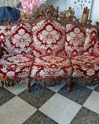 Divano con poltrone coordinate