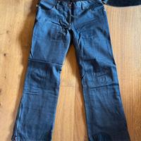 Pantaloni sci donna jeans imbottito taglia 42