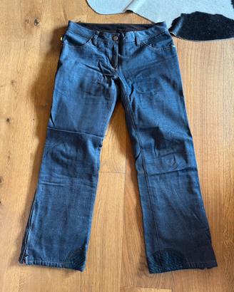 Pantaloni sci donna jeans imbottito taglia 42