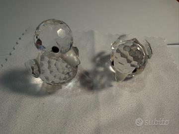 Coppia Pulcini Swarovski in Cristallo – Originali