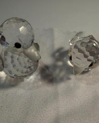 Coppia Pulcini Swarovski in Cristallo – Originali
