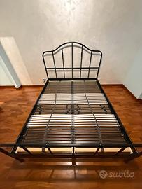 Ikea letto matrimoniale in ferro battuto