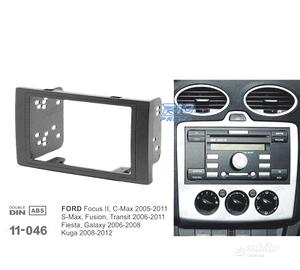 TELAIO NERO RADIO 2-DIN PER FORD FOCUS C-MAX S-MAX