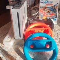 Nintendo Wii con accessori e gioco 