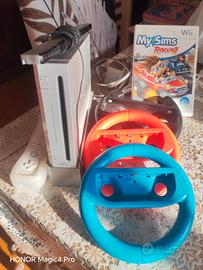 Nintendo Wii con accessori e gioco 