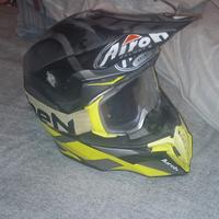 CASCO CROSS ENEDURO+OCCHIALI 