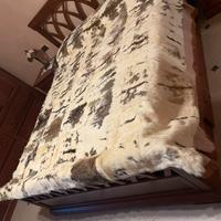 Coperta vintage di coniglio (dim. 206x229cm)