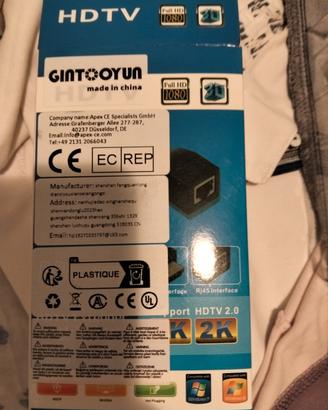 HDTV EXTENDER BY CAT-5e 6 