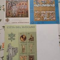 foglietti francobolli Citta' del Vaticano 