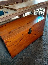 BAULE GRANDE IN LEGNO MASSELLO 